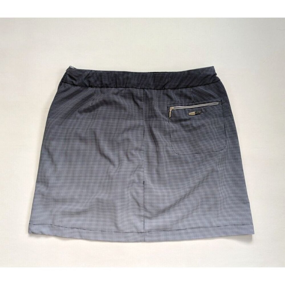 Jamie Sadock Galleria Golf Skort Skirt Black And WHite Size 12 RN#92499